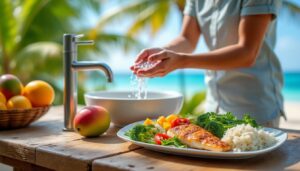 vermeiden sie reisedurchfall in den tropen mit unseren praktischen hygiene-tipps und sicheren ernährungsempfehlungen für eine sorgenfreie reise.